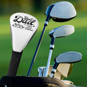 Couvre-club De Golf Funny Golfer meilleur papa par pair FÊTE DES PÈR