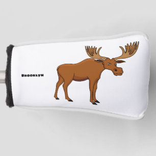 Couvre-club De Golf Funny moose