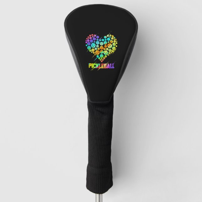 Couvre-club De Golf Funny Pickleball (Devant)