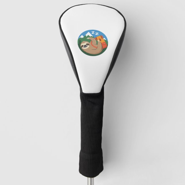 Couvre-club De Golf Funny Sloth Hiking Classic T-Shirt_2 (Devant)