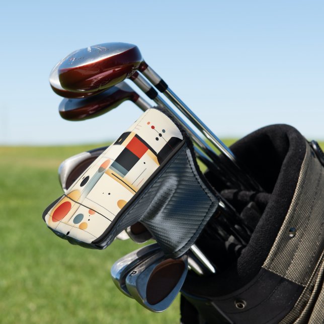 Couvre-club De Golf Géométrie Artistique Rétro (In Situ)