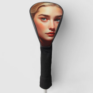 Couvre-club De Golf Girl with blue eyes