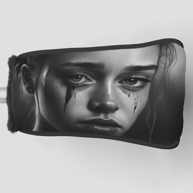 Couvre-club De Golf Girl with tears (Devant)