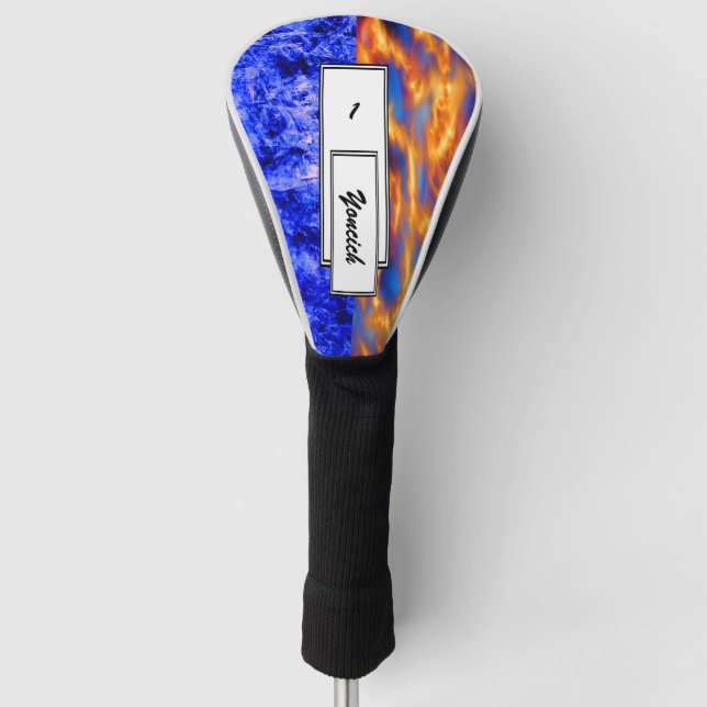 Couvre-club De Golf Glaciem et Ignis par Kenneth Yoncich (Devant)