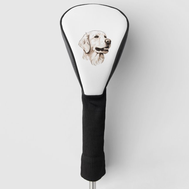 Couvre-club De Golf Golden Retriever 2 (Devant)