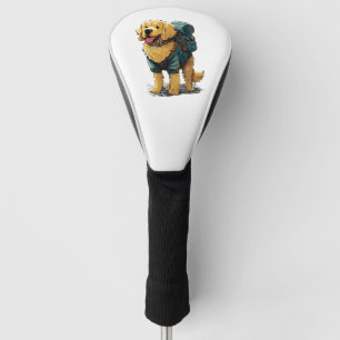 Couvre-club De Golf Golden Retriever Randonnée et Camping
