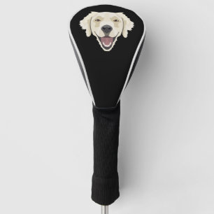 Couvre-club De Golf Golden Retriever souriant