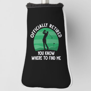 Couvre-club De Golf Golf à la retraite officielle