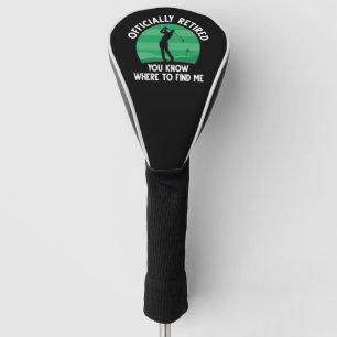 Couvre-club De Golf Golf à la retraite officielle