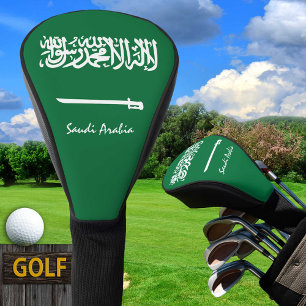 Couvre-club De Golf Golf Arabie Saoudite & Drapeau Saoudien / Clubs de