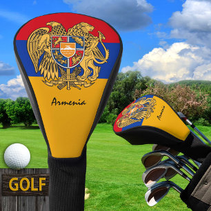 Couvre-club De Golf Golf Arménie & Arménienne Drapeau / Clubs de gol