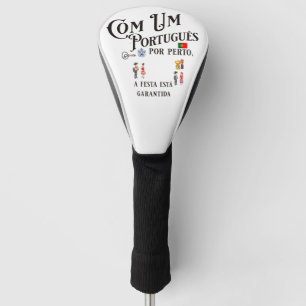 Couvre-club De Golf Golf Head Cover Com um Portugues por perto