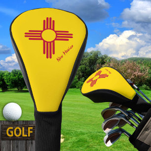 Couvre-club De Golf Golf Nouveau Mexique & Mexique Drapeau / Clubs de 