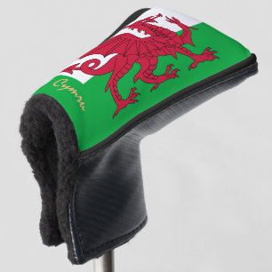 Couvre-club De Golf Golf Pays de Galles & Gallois Drapeau sport club d