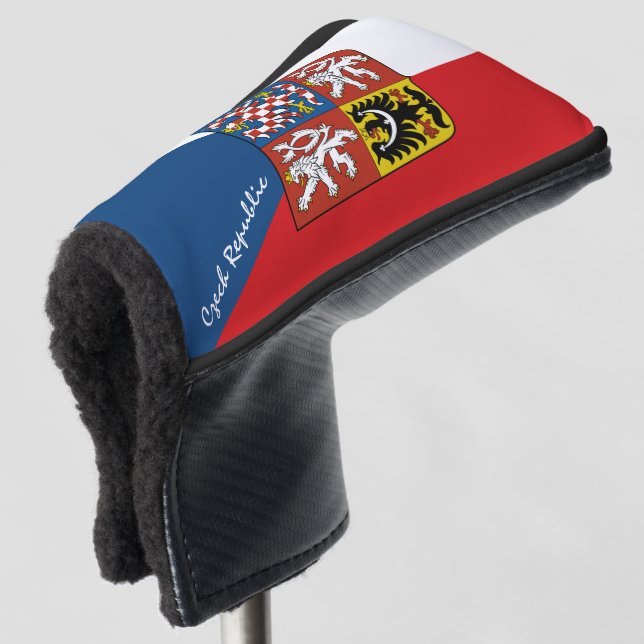 Couvre-club De Golf Golf République tchèque & Drapeau /Czechia Golf Cl (Devant 3/4)