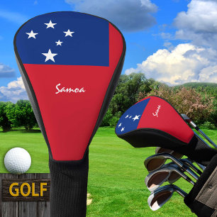 Couvre-club De Golf Golf Samoa & Samoa Flag / Golf Clubs Couvertures