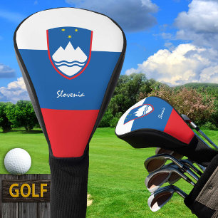 Couvre-club De Golf Golf Slovénie & Drapeau Slovène / Clubs de Golf Co