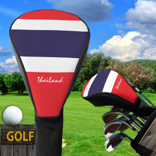 Couvre-club De Golf Golf Thaïlande & Thai Drapeau / Clubs de golf Couv