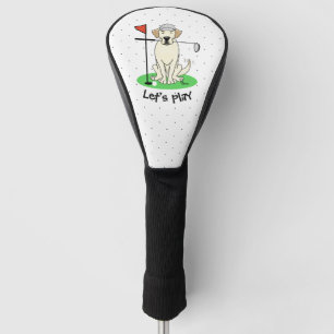 Couvre-club De Golf Golf Yellow Labrador Retriever Dog - Drôle