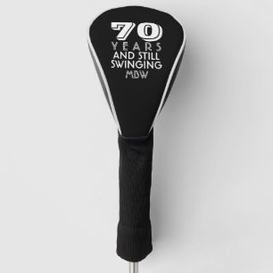 Couvre-club De Golf Golfer 70e anniversaire ou tout âge personnalisé