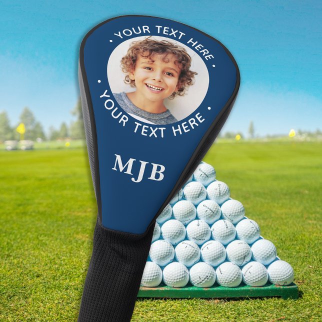 Couvre-club De Golf Golfer Créez votre propre monogramme personnalisé (Créateur téléchargé)