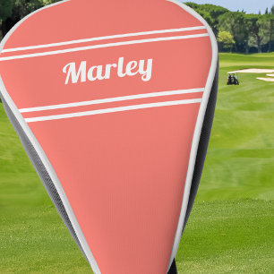 Couvre-club De Golf Golfeur personnalisé Sports Moderne Monogramme Ten
