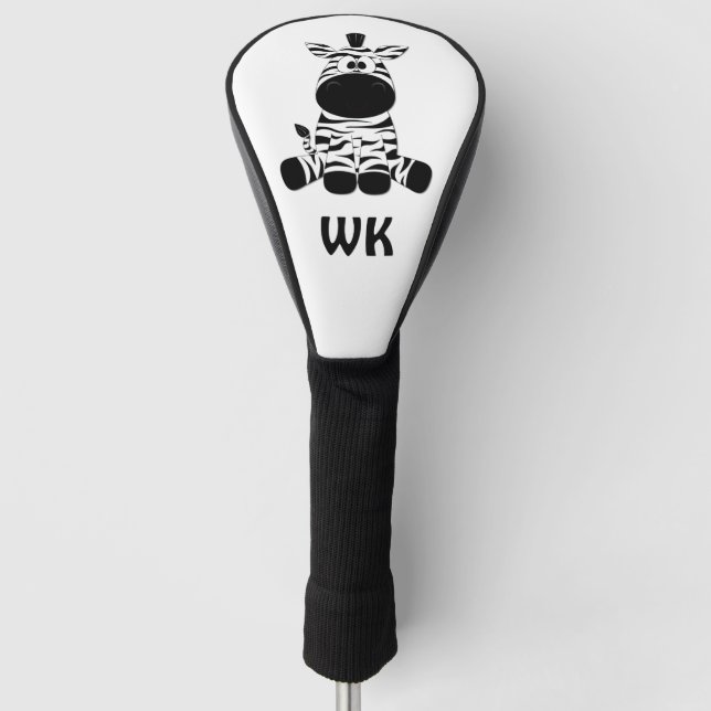 Couvre-club De Golf Goofy Zebra Initial (Devant)