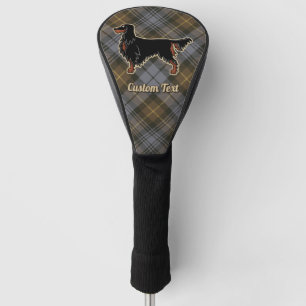 Couvre-club De Golf Gordon Setter sur Patiné Gordon Tartan