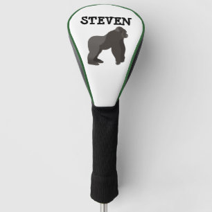 COUVRE-CLUB DE GOLF GORILLA APE FUNNY PERSONNALISÉ GOLF DRIVER COVER