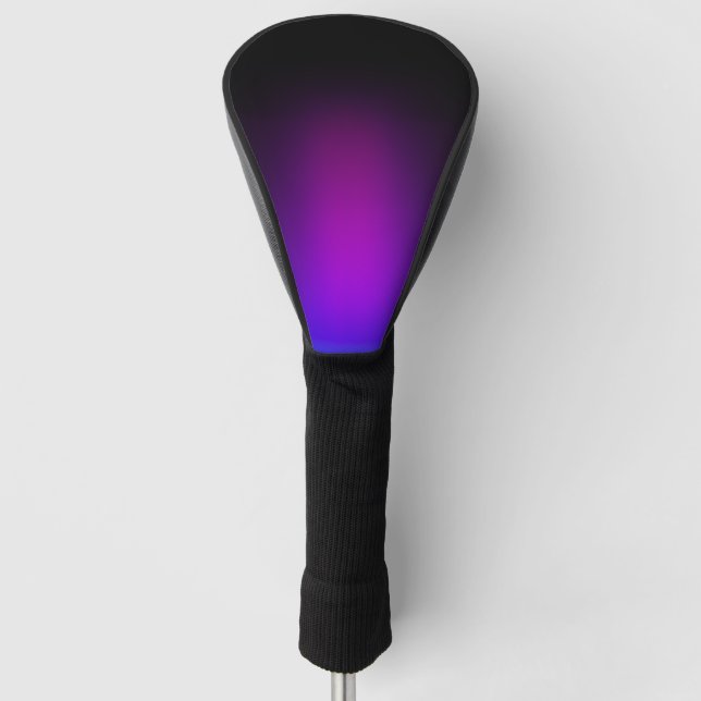 Couvre-club De Golf Gradient violet noir (Devant)