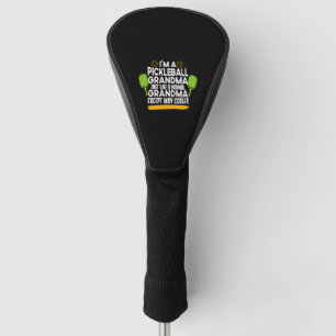 Couvre-club De Golf Grand-mère cool de Pickleball avec Pickleball Padd