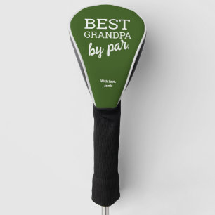 Couvre-club De Golf Green Best Grandpa par Typographie Custom