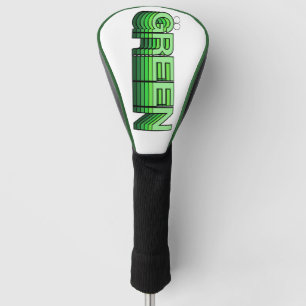 Couvre-club De Golf Green Retro Moderne Réutiliser Recycle Éco Convivi
