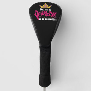 Couvre-club De Golf Groovy Être une princesse est si épuisant Fille Re