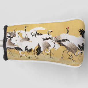 Couvre-club De Golf Grues d'horloges japonaises Vintage Bird Rich Clas