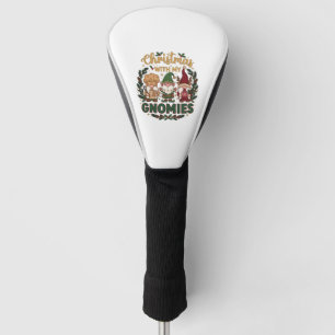 Couvre-club De Golf Guirlande de nains de Noël Canne à sucre
