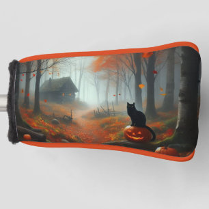 Couvre-club De Golf Halloween/Automne/Automne/citrouille/chat