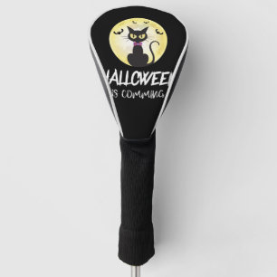 Couvre-club De Golf Halloween de chat arrive