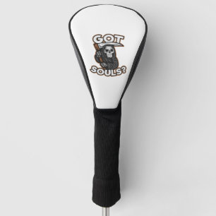 Couvre-club De Golf Halloween Grim Reaper reçu des âmes Halloween