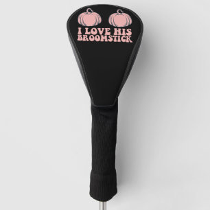 Couvre-club De Golf Halloween J'aime Son Balai Groovy Couples