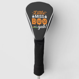 Couvre-club De Golf Halloween Little Miss Boo Yah modèle de citrouille