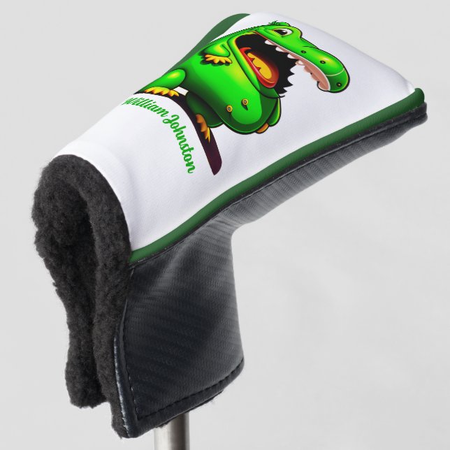 Couvre-club De Golf Happy Gator Golf Putter Couverture personnalisée (Devant 3/4)