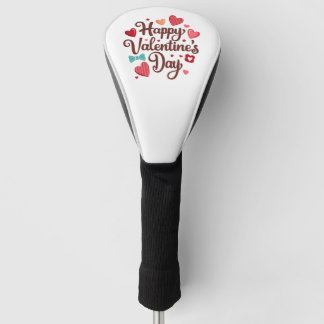 Couvre-club De Golf Happy Valentine's Day