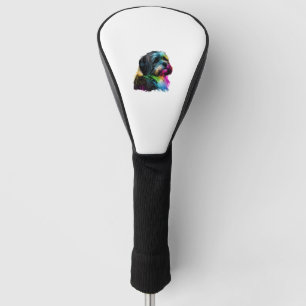 Couvre-club De Golf Havanais Chien Pop Art Design Havanais Amateurs