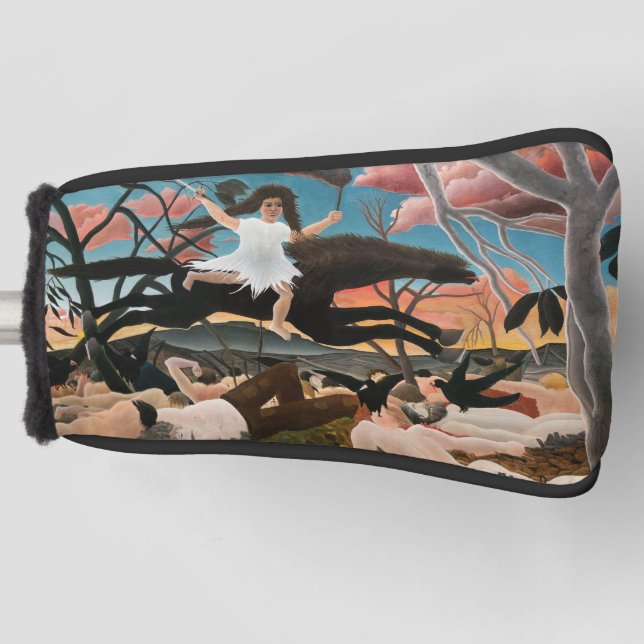 Couvre-club De Golf Henri Rousseau - La guerre (Devant)