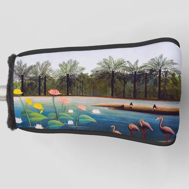 Couvre-club De Golf Henri Rousseau - Les Flamants roses (Devant)