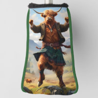 Highland Cow Dansant Le Highland Fling,