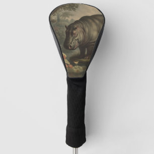 Couvre-club De Golf Hippo botanique vintage