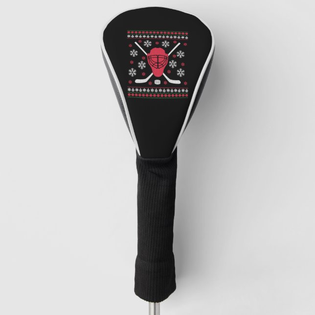 Couvre-club De Golf Hockey Christmas (Devant)