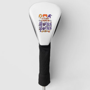 Couvre-club De Golf Hocus Pocus Halloween Sorcières Chaudron Balai Cha